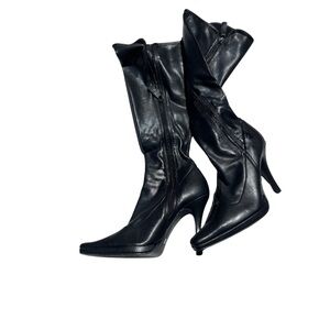 Knee high leather boots